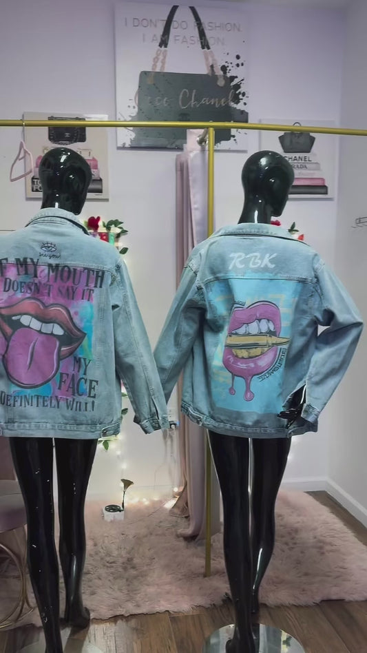 GRAPHIC DENIM JEAN JACKETS