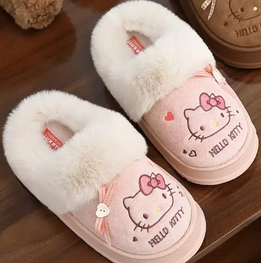 Hello Kitty Fur Slides